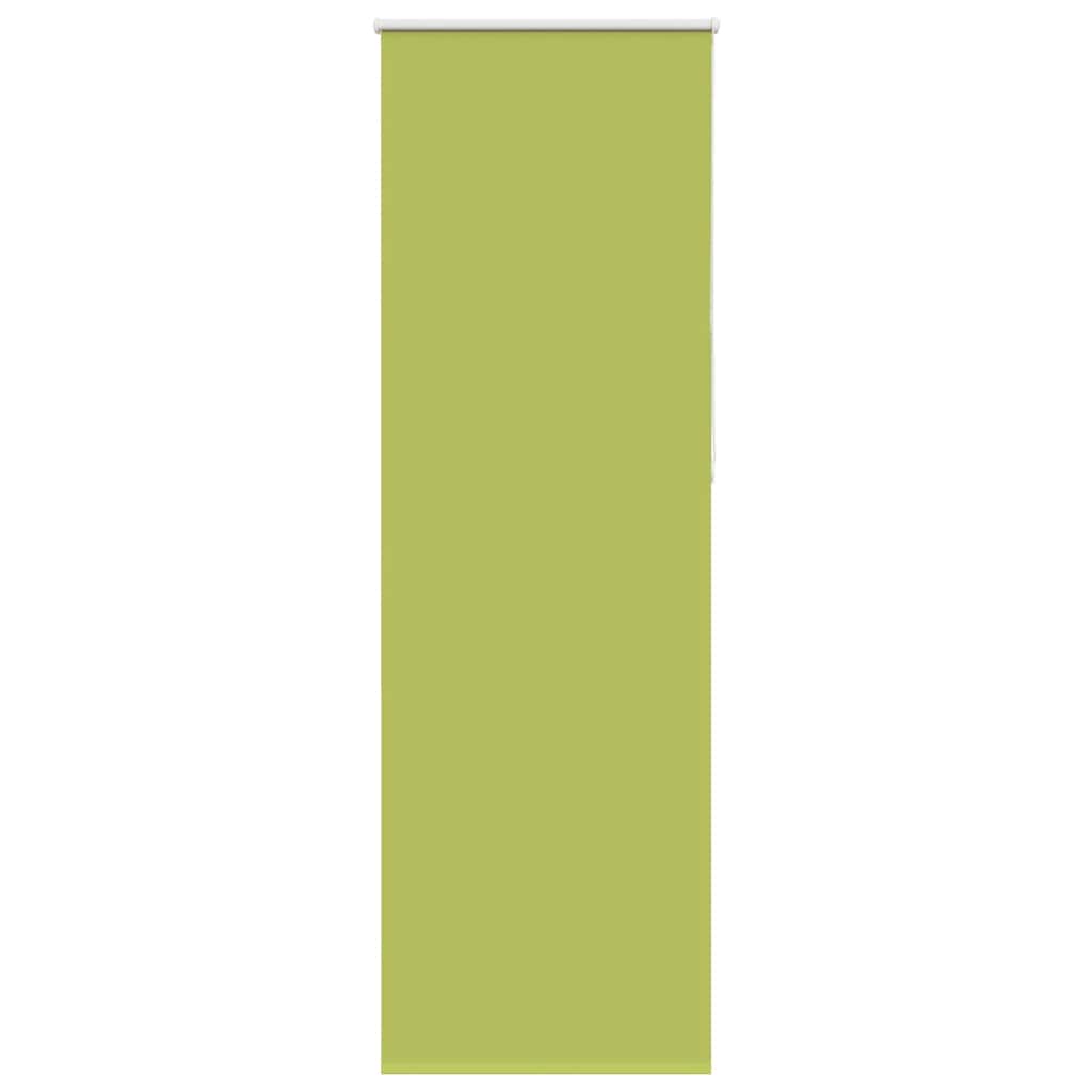 Roller Blind Blackout Leaves Green 85x210 cm Fabric Width 80.7 cm Polyester