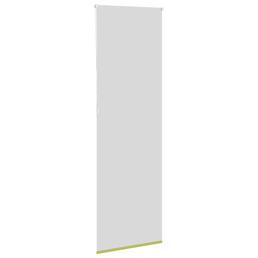 Roller Blind Blackout Leaves Green 85x210 cm Fabric Width 80.7 cm Polyester