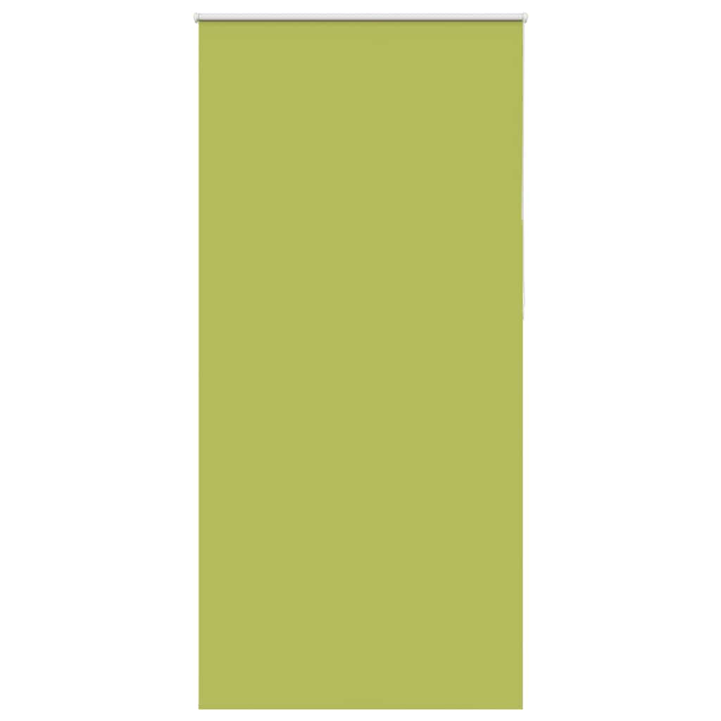 Roller Blind Blackout Leaves Green 105x210 cm Fabric Width 100.7 cm Polyester