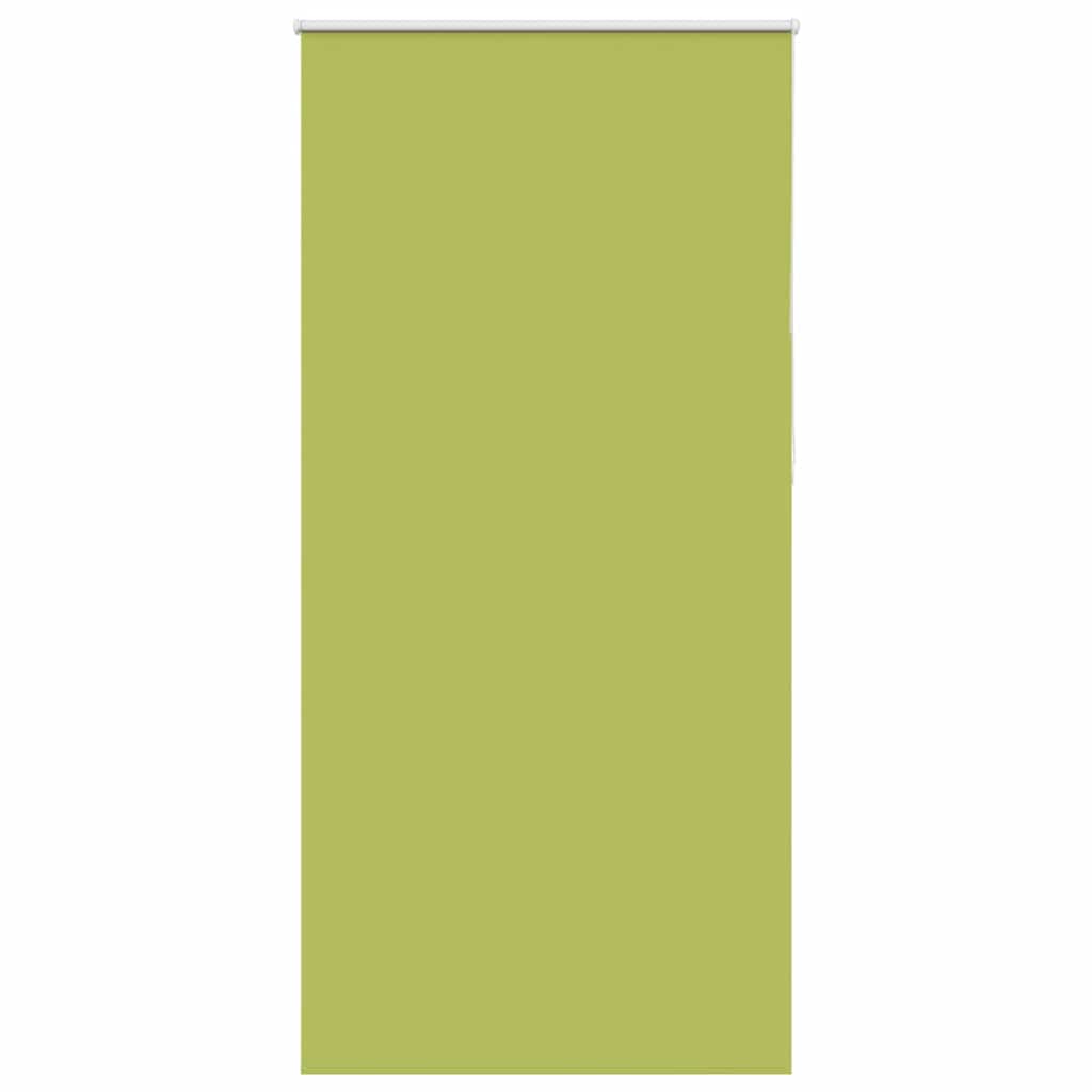 Roller Blind Blackout Leaves Green 115x210 cm Fabric Width 110.7 cm Polyester