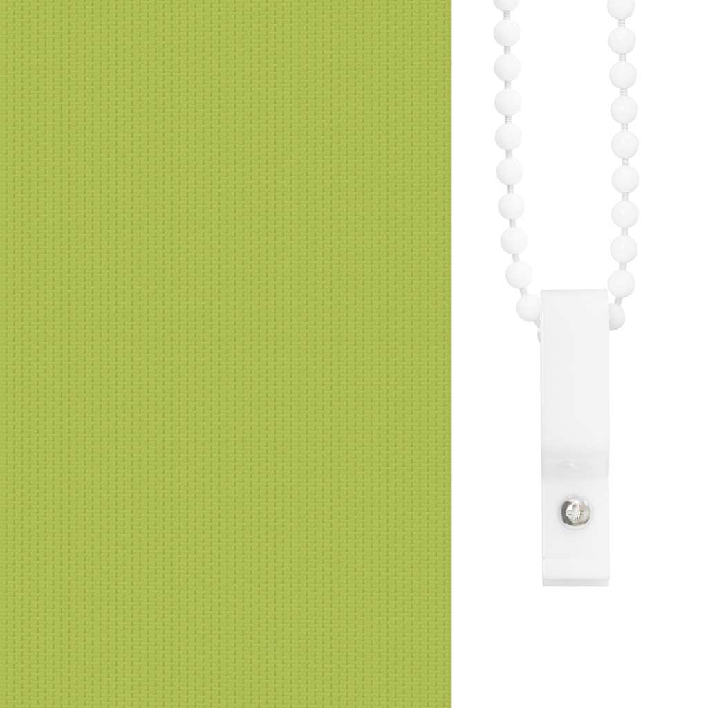 Roller Blind Blackout Leaves Green 115x210 cm Fabric Width 110.7 cm Polyester