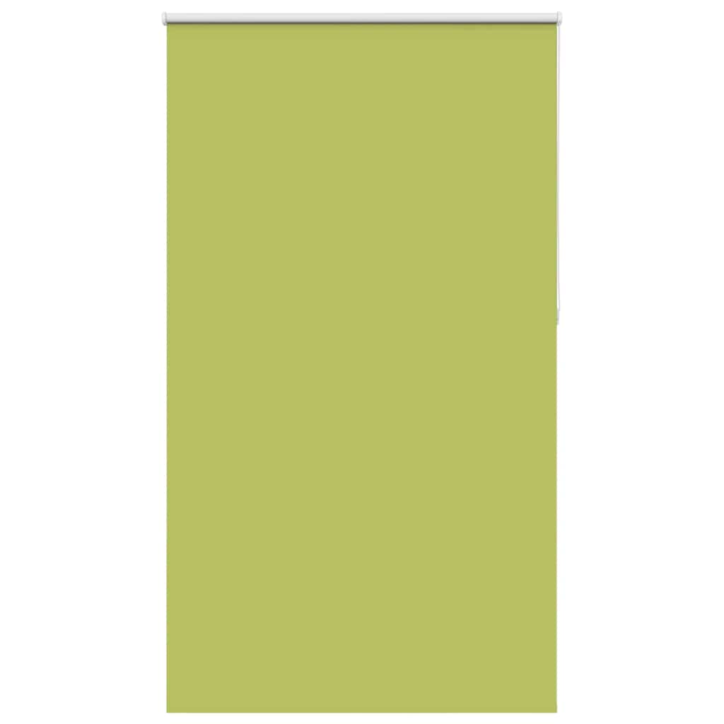 Roller Blind Blackout Leaves Green 125x210 cm Fabric Width 121.6 cm Polyester