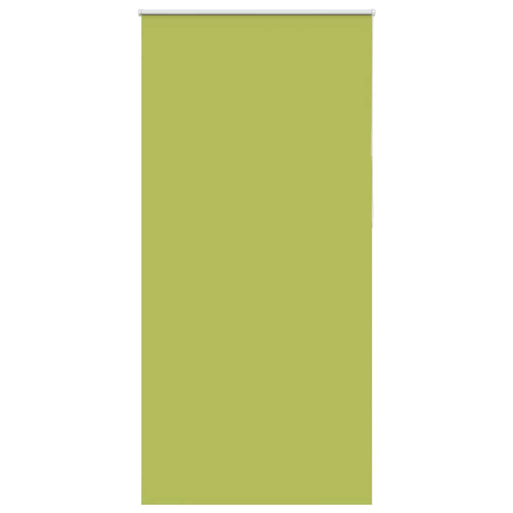 Roller Blind Blackout Leaves Green 95x230 cm Fabric Width 90.7 cm Polyester