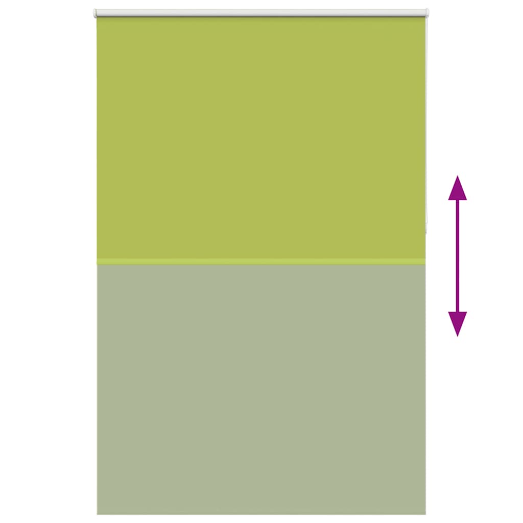 Roller Blind Blackout Leaves Green 150x230 cm Fabric Width 146.6 cm Polyester