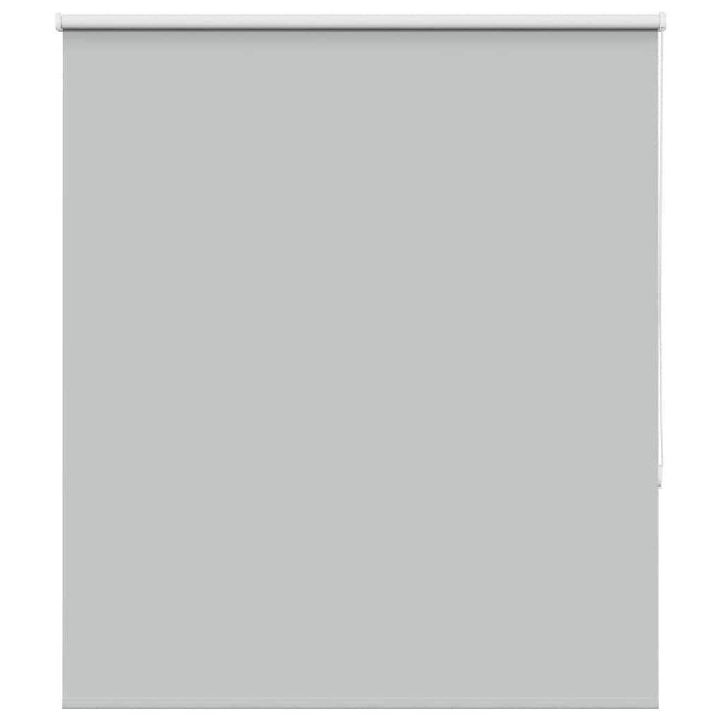 Roller Blind Blackout Light Grey 125x130 cm Fabric Width 121.6 cm Polyester