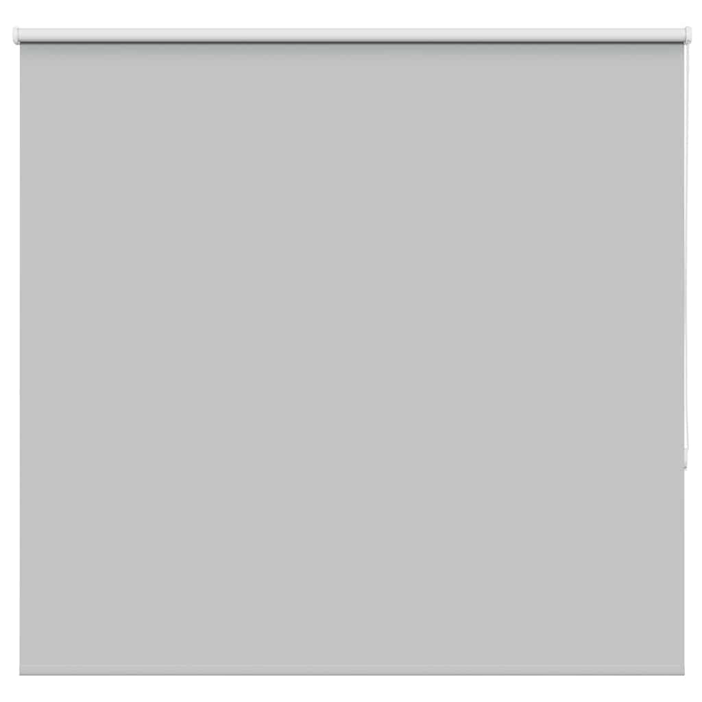 Roller Blind Blackout Light Grey 150x130 cm Fabric Width 146.6 cm Polyester