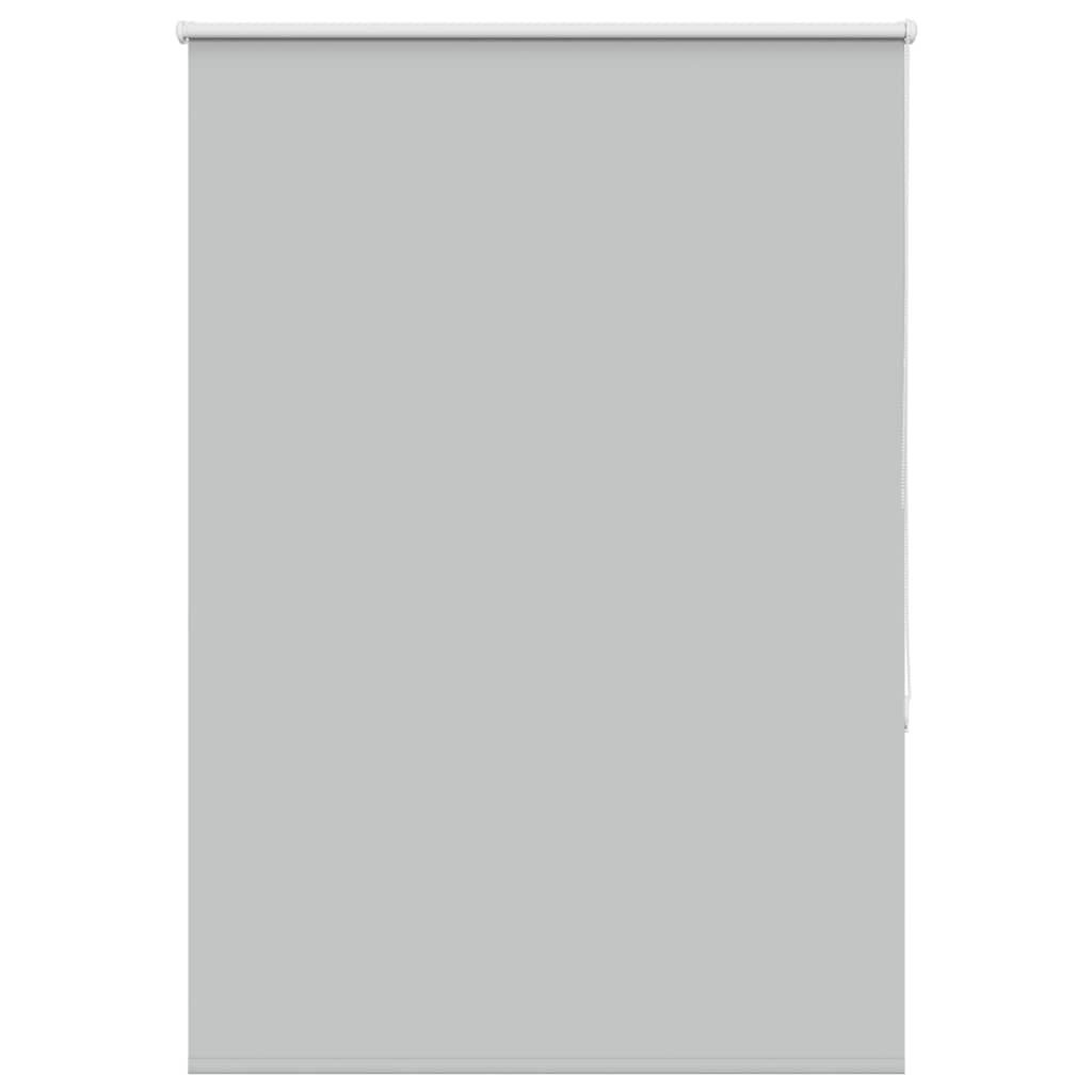 Roller Blind Blackout Light Grey 105x150 cm Fabric Width 100.7 cm Polyester