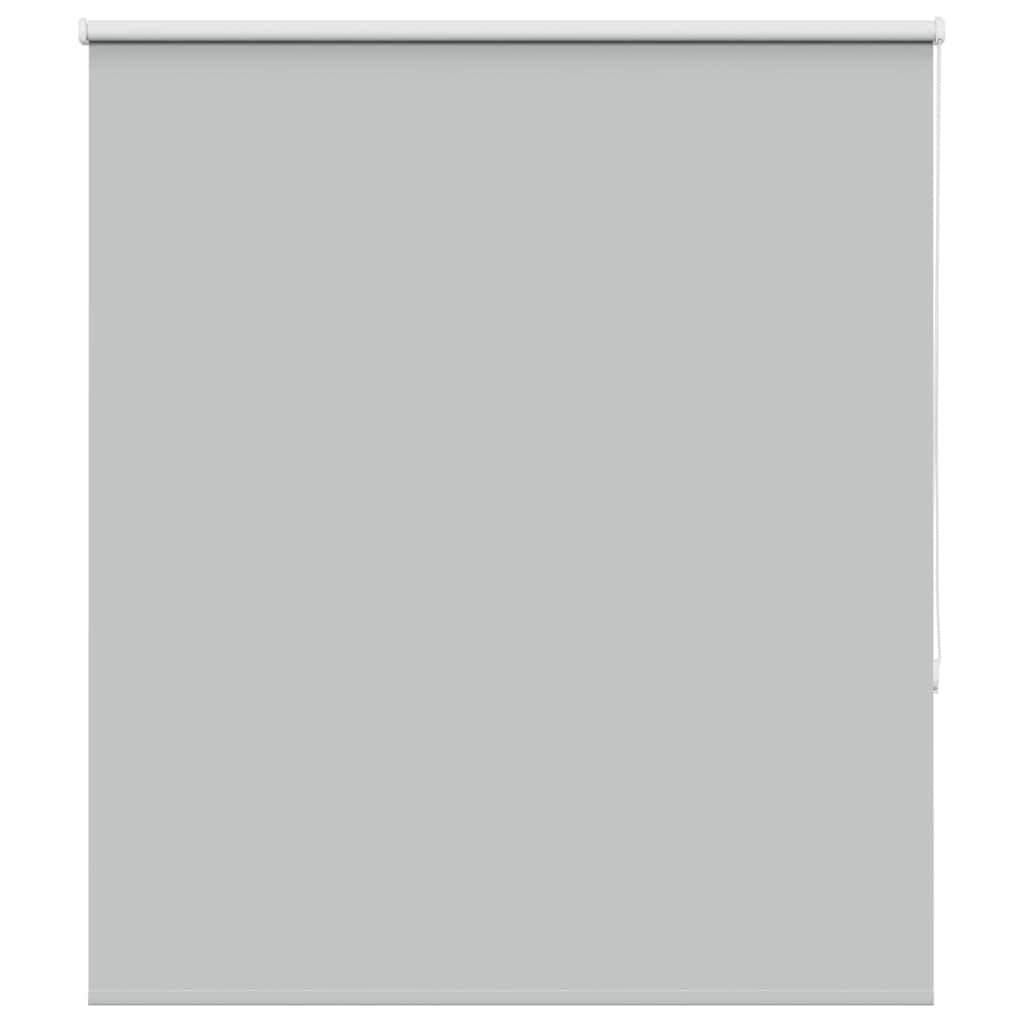 Roller Blind Blackout Light Grey 125x150 cm Fabric Width 121.6 cm Polyester