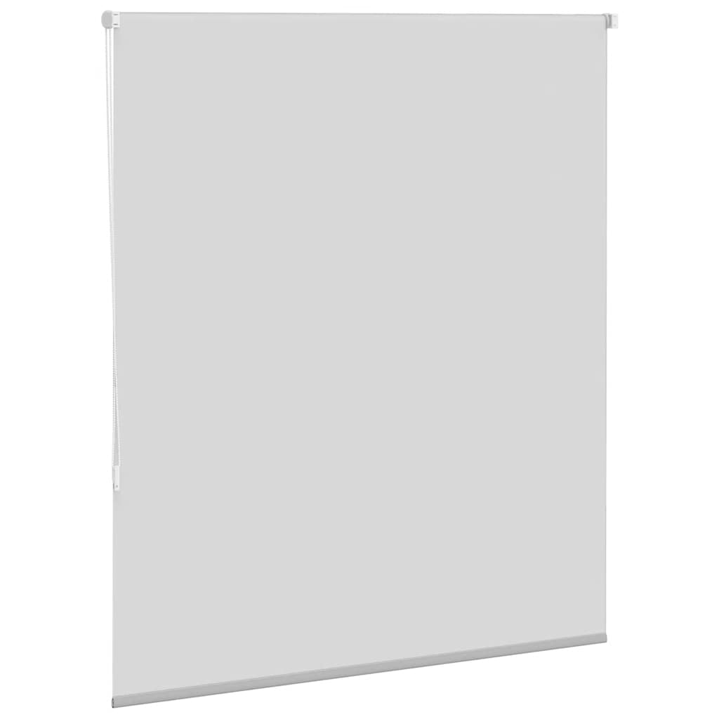 Roller Blind Blackout Light Grey 125x150 cm Fabric Width 121.6 cm Polyester