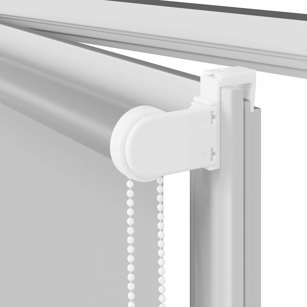 Roller Blind Blackout Light Grey 160x150 cm Fabric Width 156.6 cm Polyester