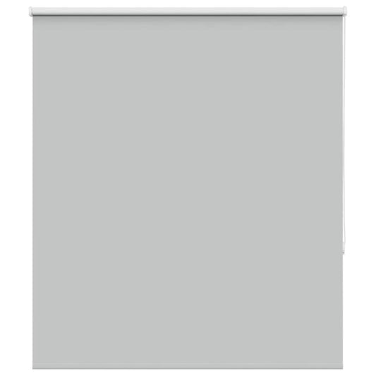 vidaXL Roller Blind Blackout Light Grey 120x175 cm Fabric Width 116.6 cm Polyester