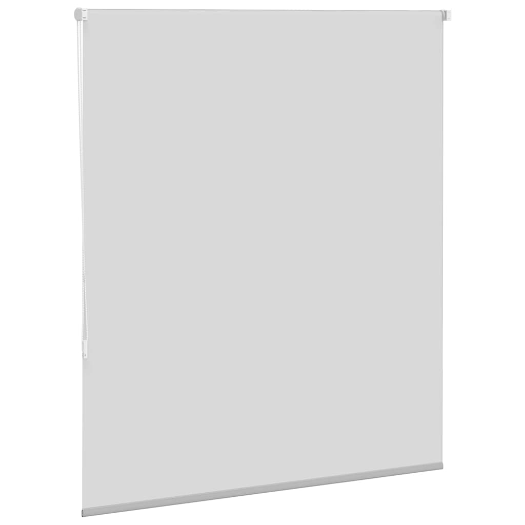 vidaXL Roller Blind Blackout Light Grey 120x175 cm Fabric Width 116.6 cm Polyester