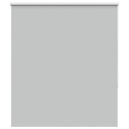 vidaXL Roller Blind Blackout Light Grey 135x175 cm Fabric Width 131.6 cm Polyester