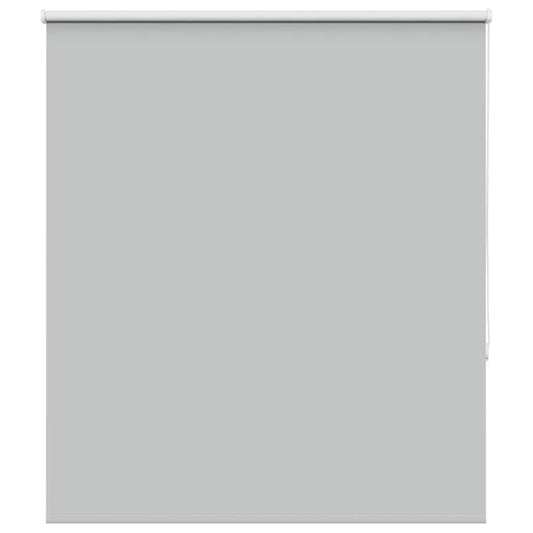 vidaXL Roller Blind Blackout Light Grey 140x175 cm Fabric Width 136.6 cm Polyester