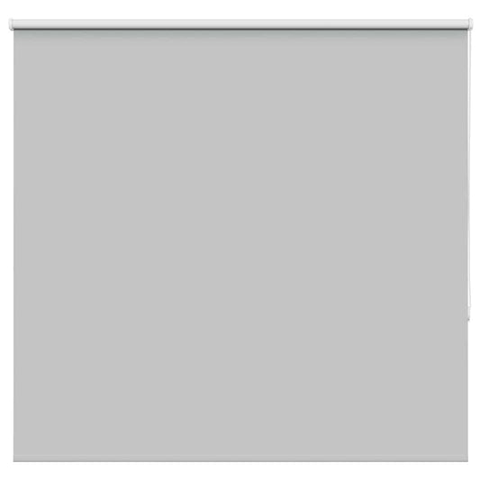 vidaXL Roller Blind Blackout Light Grey 145x175 cm Fabric Width 141.6 cm Polyester