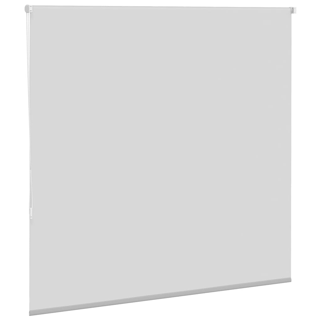 vidaXL Roller Blind Blackout Light Grey 145x175 cm Fabric Width 141.6 cm Polyester