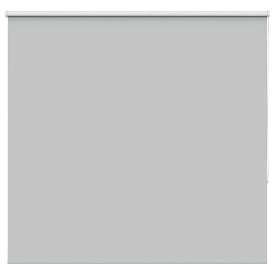 vidaXL Roller Blind Blackout Light Grey 160x175 cm Fabric Width 156.6 cm Polyester