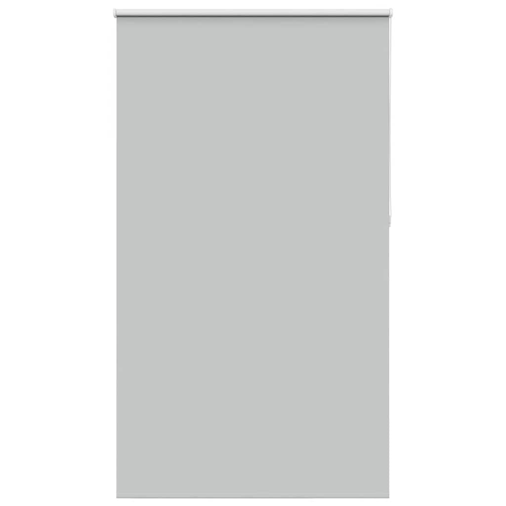 Roller Blind Blackout Light Grey 130x210 cm Fabric Width 126.6 cm Polyester