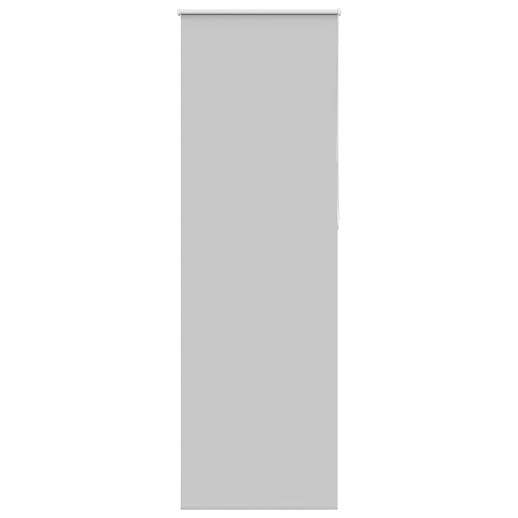 Roller Blind Blackout Light Grey 75x230 cm Fabric Width 70.7 cm Polyester