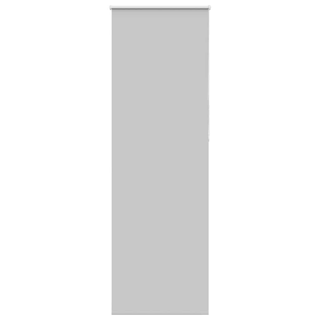 Roller Blind Blackout Light Grey 80x230 cm Fabric Width 75.7 cm Polyester