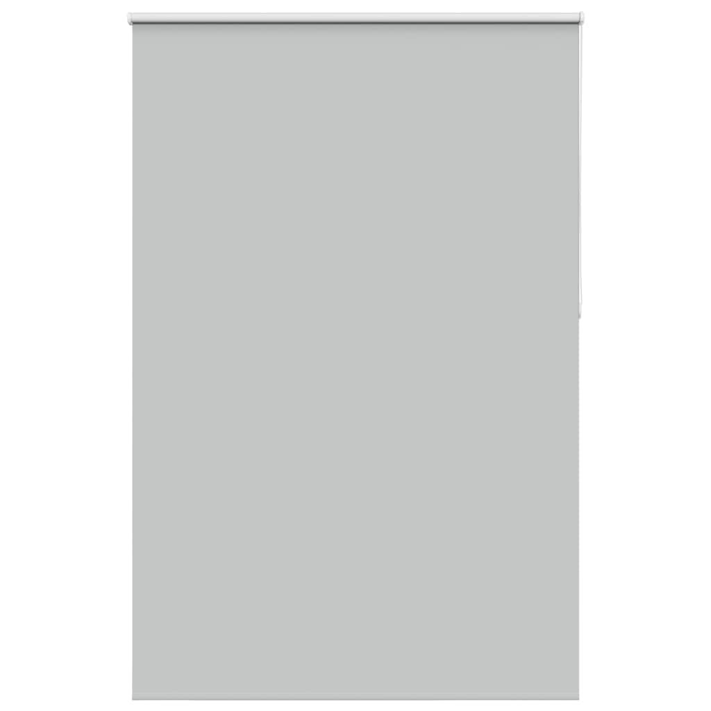 vidaXL Roller Blind Blackout Light Grey 145x230 cm Fabric Width 141.6 cm Polyester