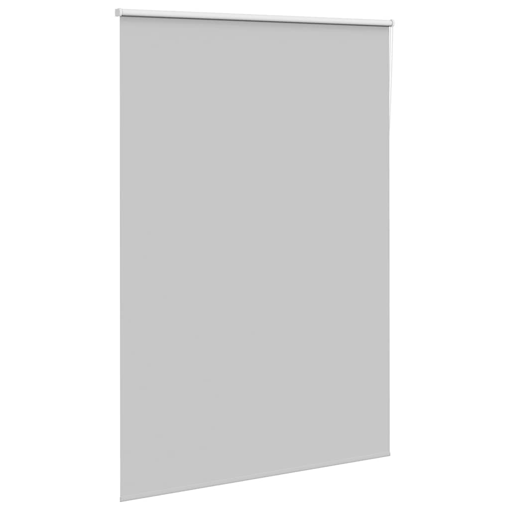 vidaXL Roller Blind Blackout Light Grey 150x230 cm Fabric Width 146.6 cm Polyester