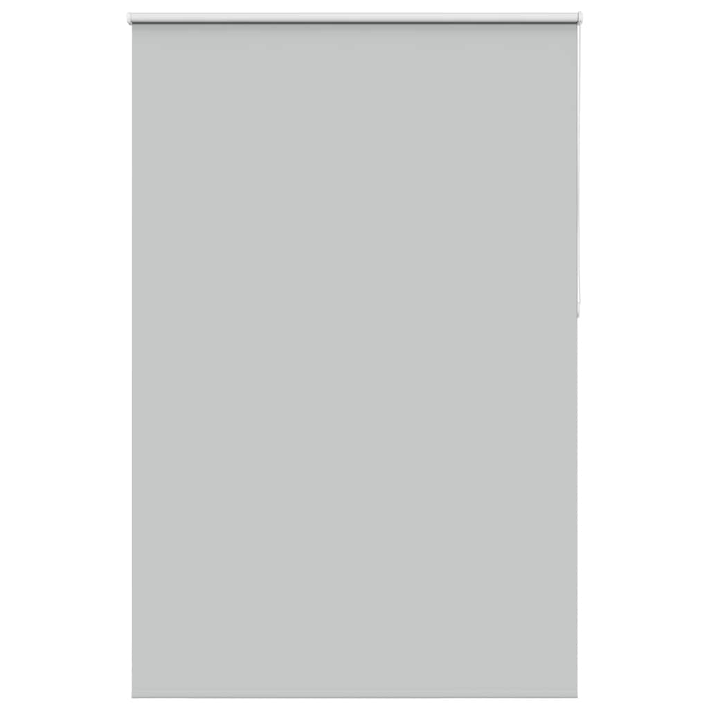 vidaXL Roller Blind Blackout Light Grey 160x230 cm Fabric Width 156.6 cm Polyester