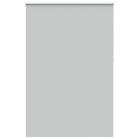 vidaXL Roller Blind Blackout Light Grey 160x230 cm Fabric Width 156.6 cm Polyester