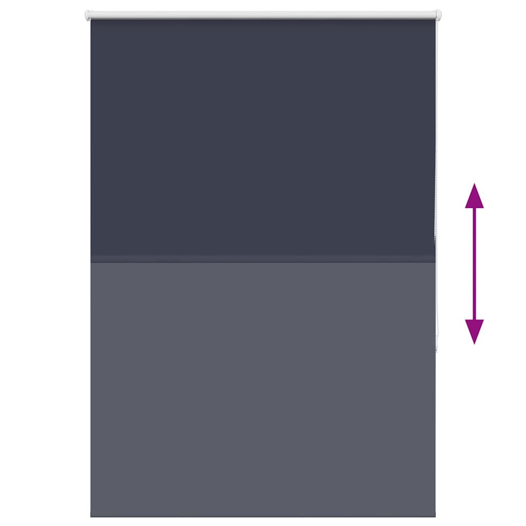 Roller Blind Blackout Marine 110x130 cm Fabric Width 105.7 cm Polyester