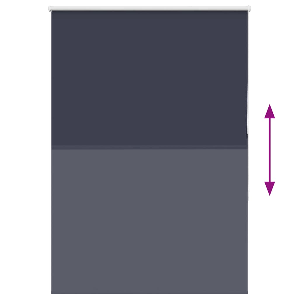 Roller Blind Blackout Marine 115x130 cm Fabric Width 110.7 cm Polyester