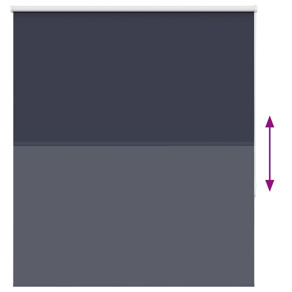 Roller Blind Blackout Marine 120x130 cm Fabric Width 116.6 cm Polyester