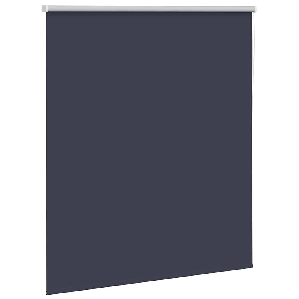 Roller Blind Blackout Marine 130x130 cm Fabric Width 126.6 cm Polyester