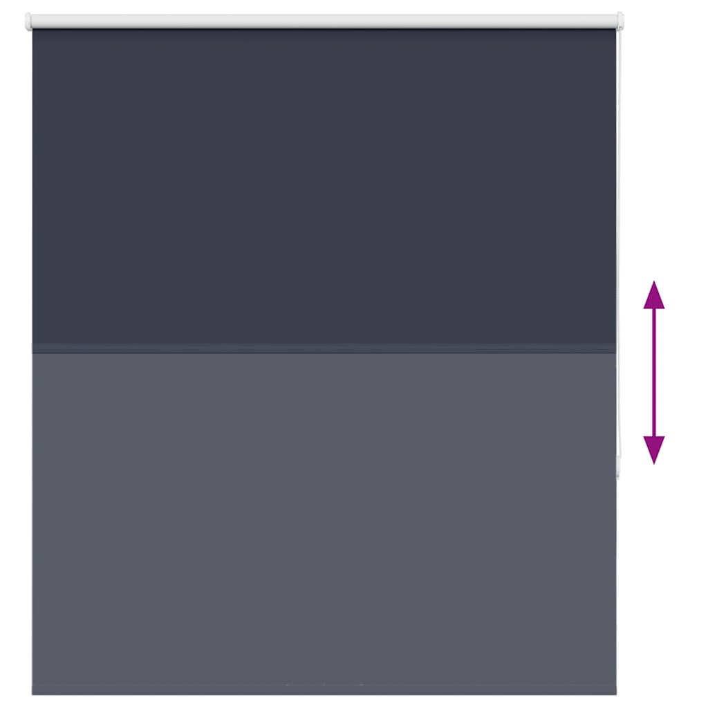 Roller Blind Blackout Marine 140x150 cm Fabric Width 136.6 cm Polyester