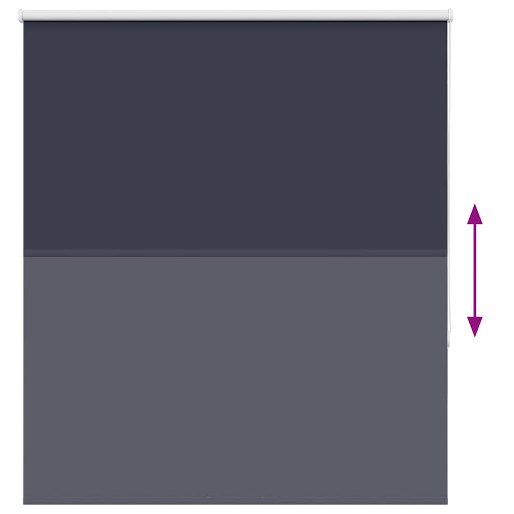 Roller Blind Blackout Marine 130x175 cm Fabric Width 126.6 cm Polyester