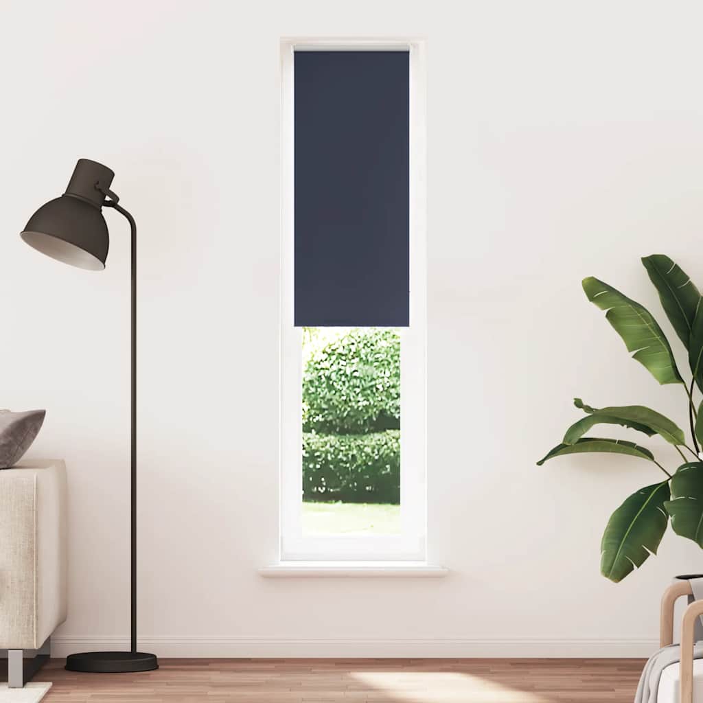 Roller Blind Blackout Marine 50x210 cm Fabric Width 45.7 cm Polyester
