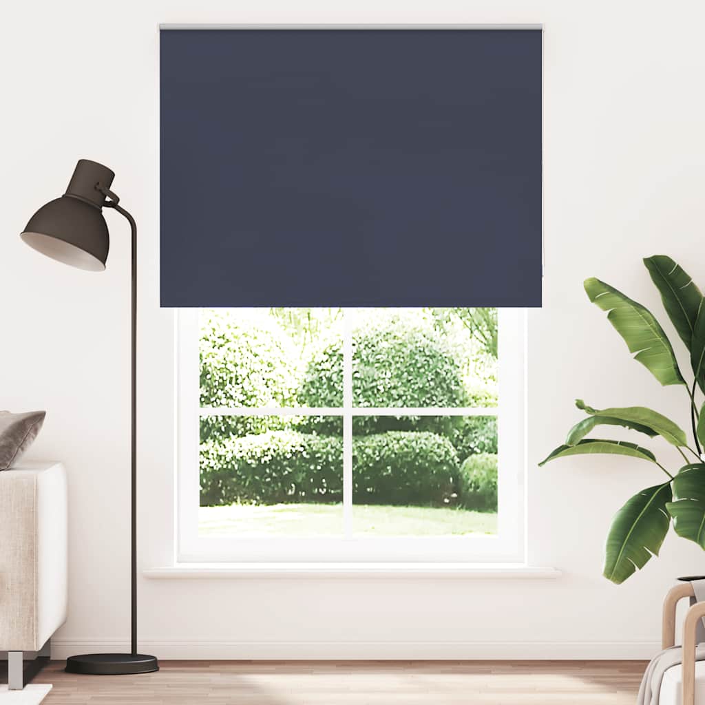 Roller Blind Blackout Marine 150x210 cm Fabric Width 146.6 cm Polyester