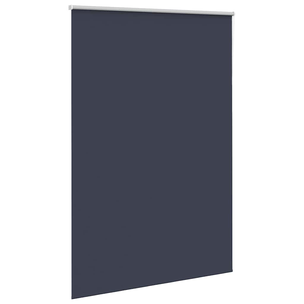 vidaXL Roller Blind Blackout Marine 145x230 cm Fabric Width 141.6 cm Polyester