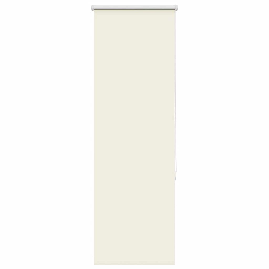 vidaXL Roller Blind Blackout Off White 40x130 cm Fabric Width 35.7 cm Polyester