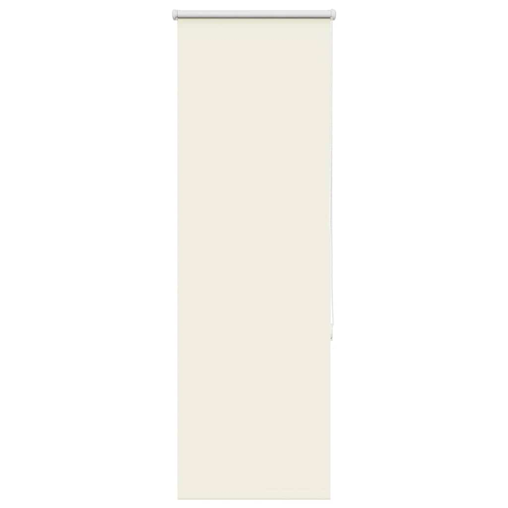 vidaXL Roller Blind Blackout Off White 55x130 cm Fabric Width 50.7 cm Polyester