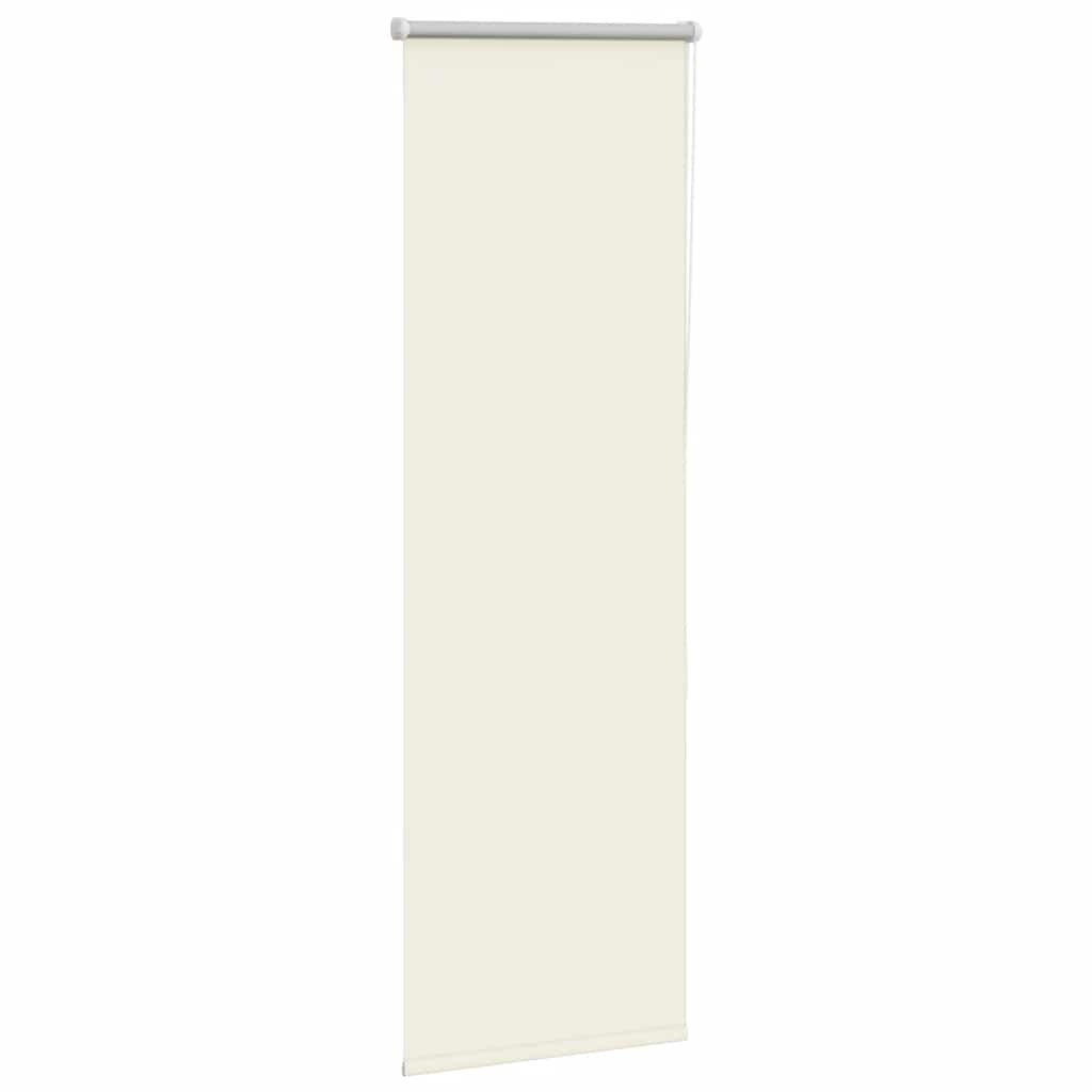 vidaXL Roller Blind Blackout Off White 60x130 cm Fabric Width 55.7 cm Polyester