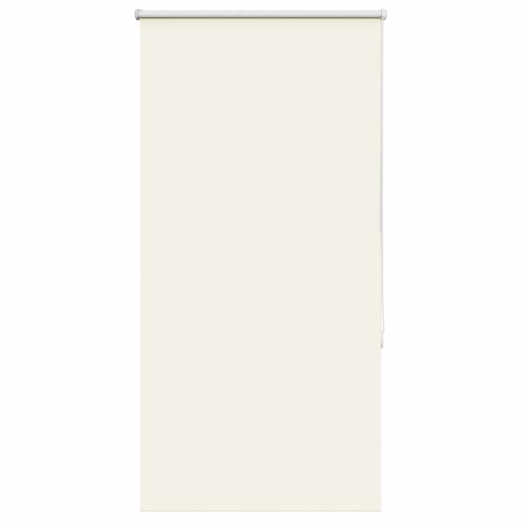 vidaXL Roller Blind Blackout Off White 65x130 cm Fabric Width 60.7 cm Polyester