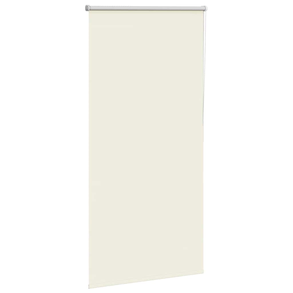 vidaXL Roller Blind Blackout Off White 65x130 cm Fabric Width 60.7 cm Polyester