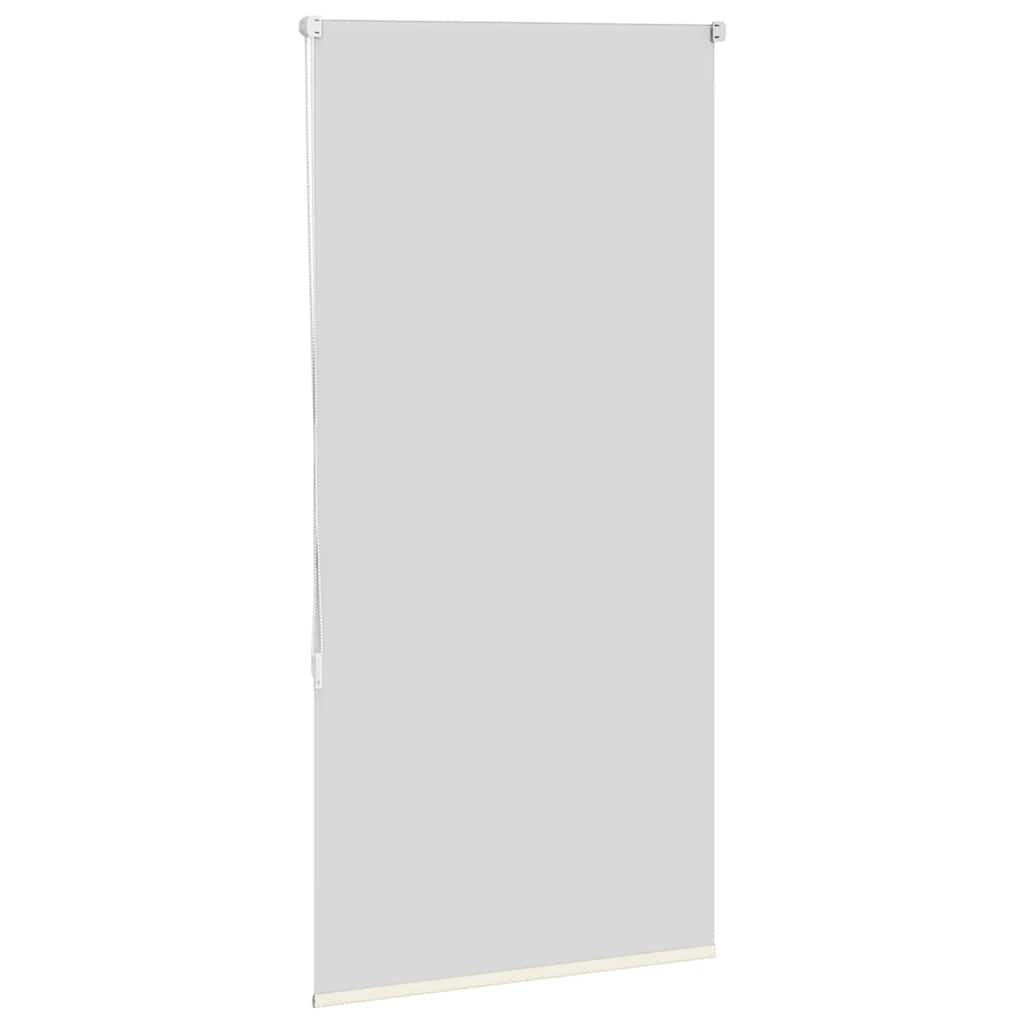 vidaXL Roller Blind Blackout Off White 65x130 cm Fabric Width 60.7 cm Polyester