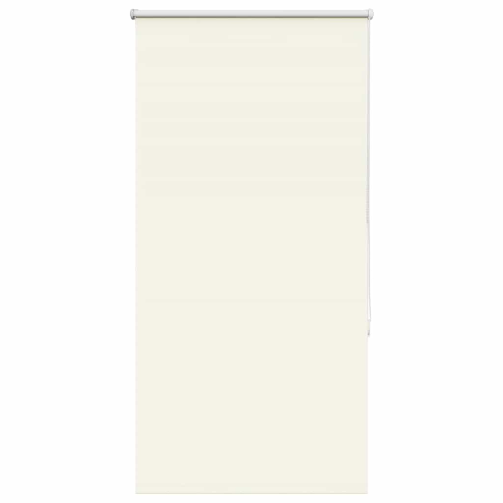 vidaXL Roller Blind Blackout Off White 70x130 cm Fabric Width 65.7 cm Polyester