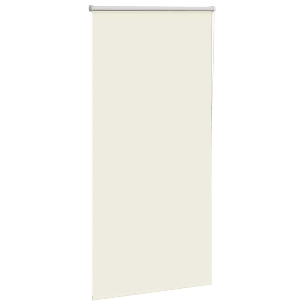 vidaXL Roller Blind Blackout Off White 70x130 cm Fabric Width 65.7 cm Polyester