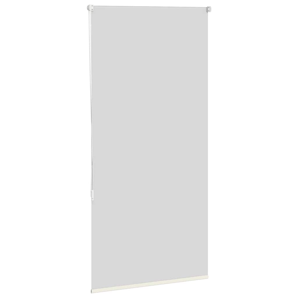 vidaXL Roller Blind Blackout Off White 75x130 cm Fabric Width 70.7 cm Polyester