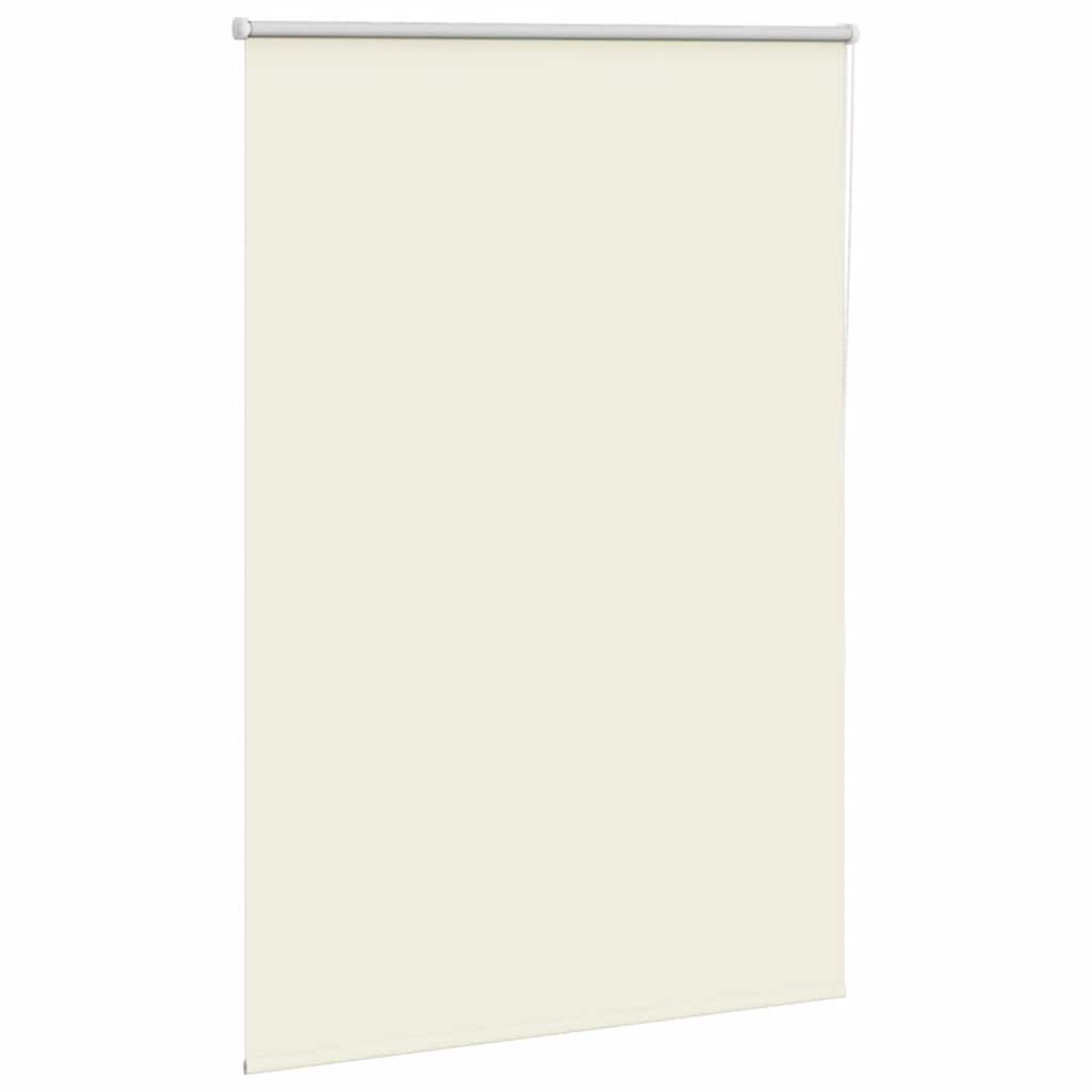 vidaXL Roller Blind Blackout Off White 90x130 cm Fabric Width 85.7 cm Polyester