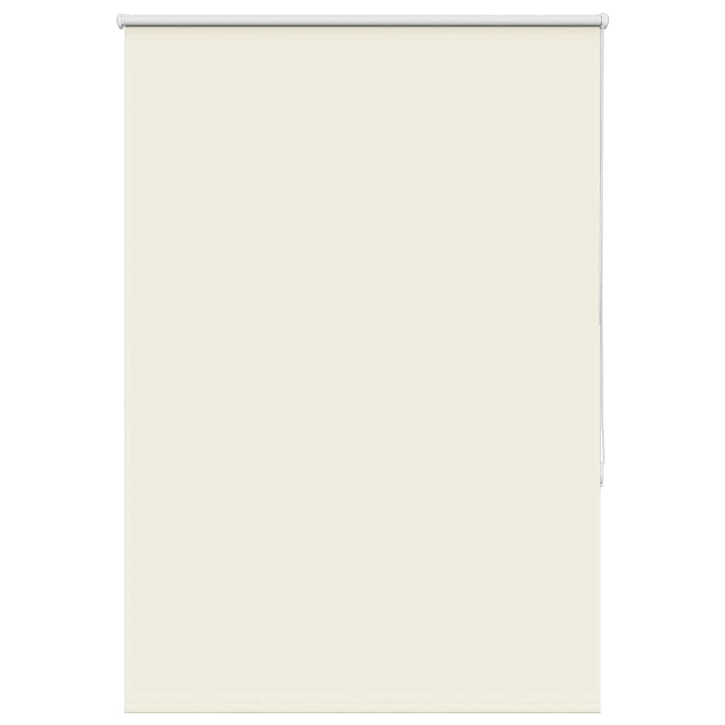 vidaXL Roller Blind Blackout Off White 105x130 cm Fabric Width 100.7 cm Polyester