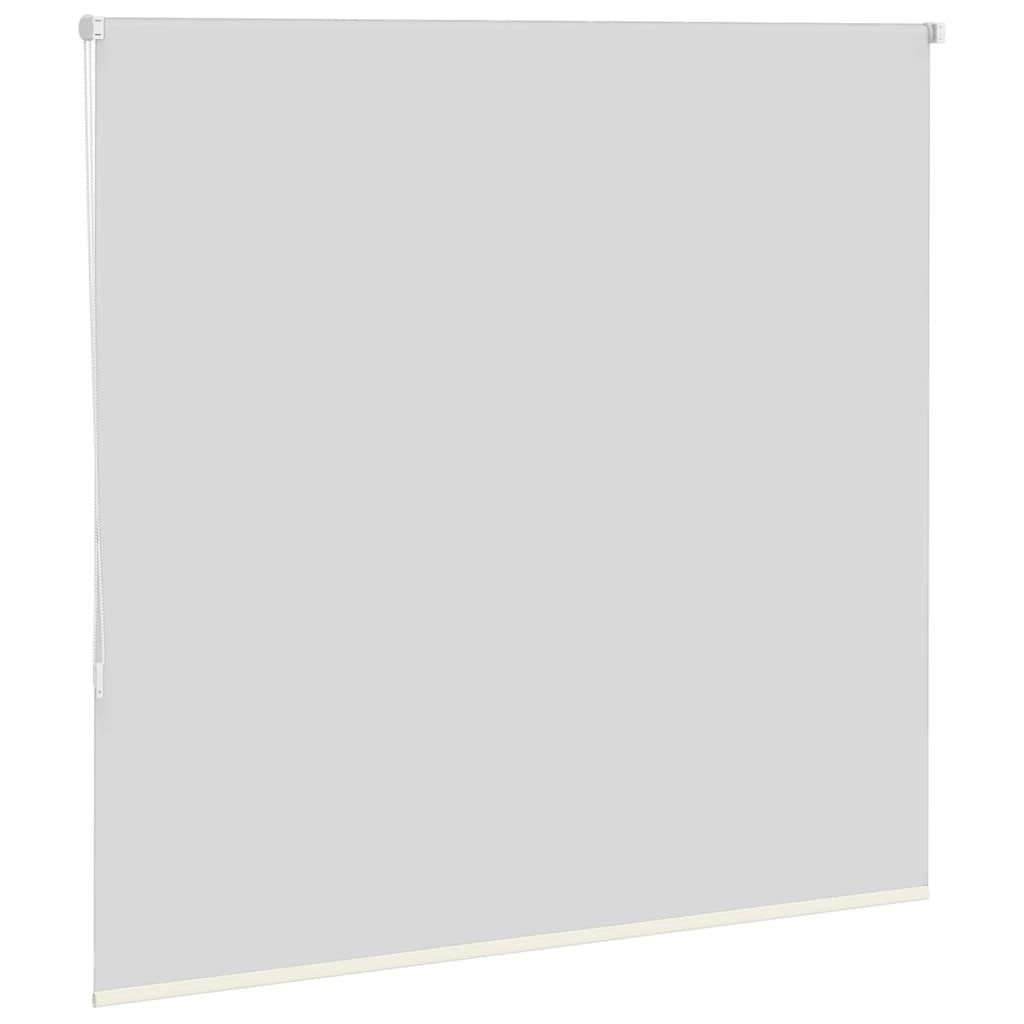 vidaXL Roller Blind Blackout Off White 145x130 cm Fabric Width 141.6 cm Polyester