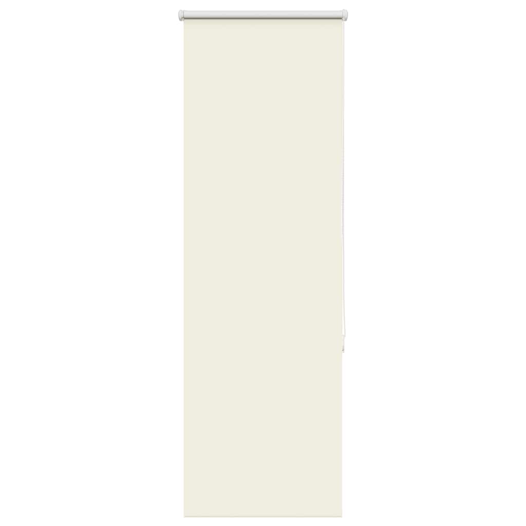 vidaXL Roller Blind Blackout Off White 45x150 cm Fabric Width 40.7 cm Polyester